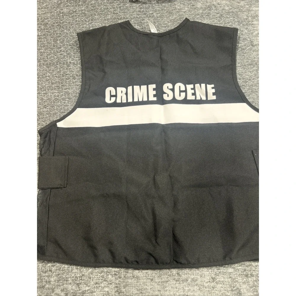 Adult Standard One Size F.B.I Forensics Vest Halloween Costume - Picture 6 of 7
